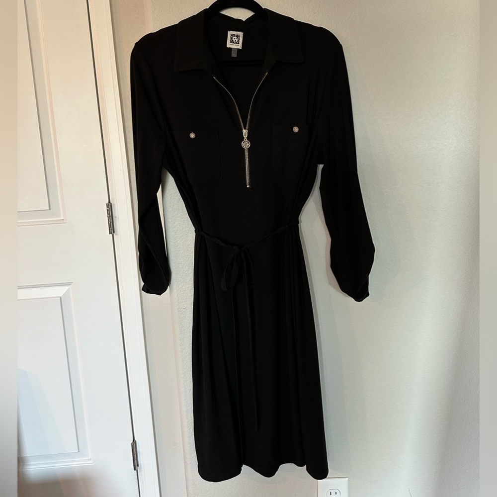 Anne Klein, black work dress